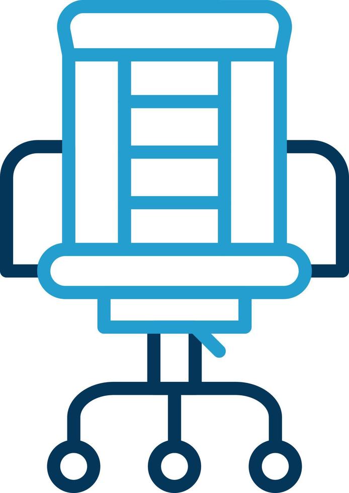 design de ícone de vetor de cadeira de chefe