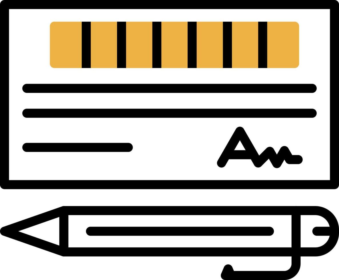 design de ícone vetorial de cheque bancário vetor