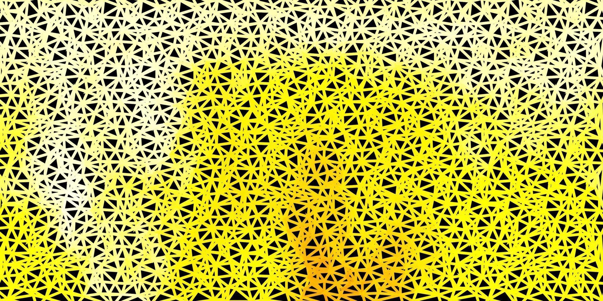 projeto poligonal geométrico do vetor amarelo claro.