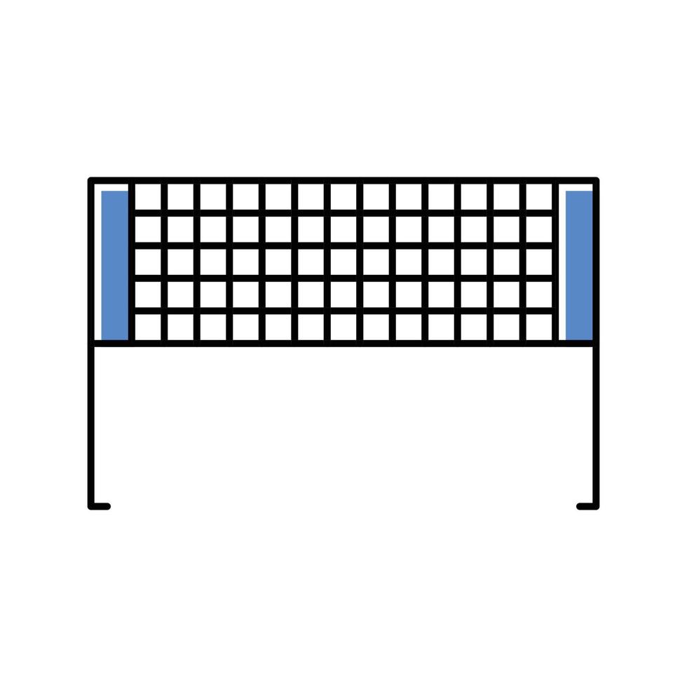 badminton internet cor ícone vetor ilustração