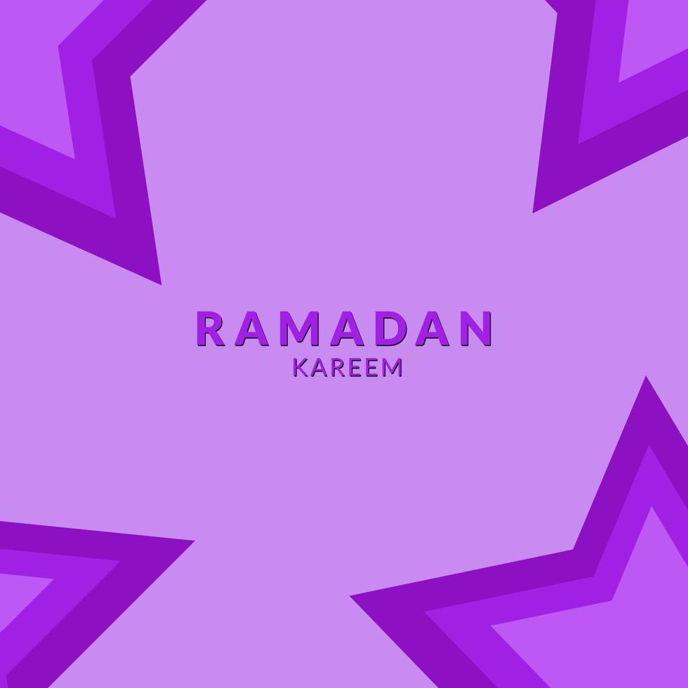 fundo de ilustração vetorial ramadan kareem vetor