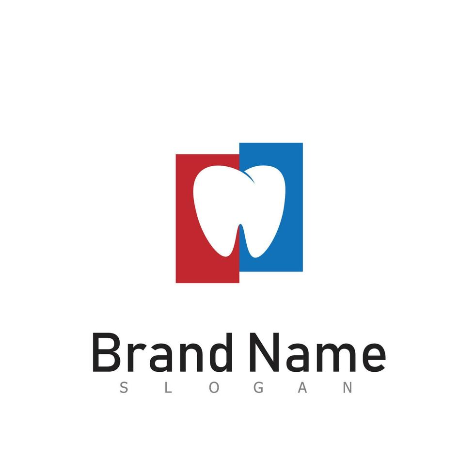 logo dental design.creative dentista logo. logotipo de vetor da empresa criativa de clínica odontológica.