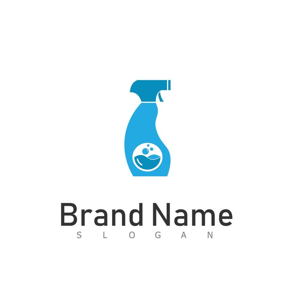 limpeza limpar \ limpo serviço logotipo ícone vetor