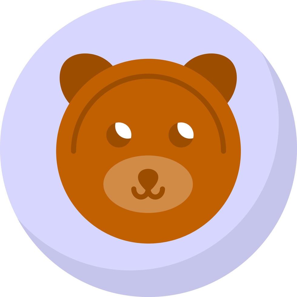 design de ícone de vetor de urso