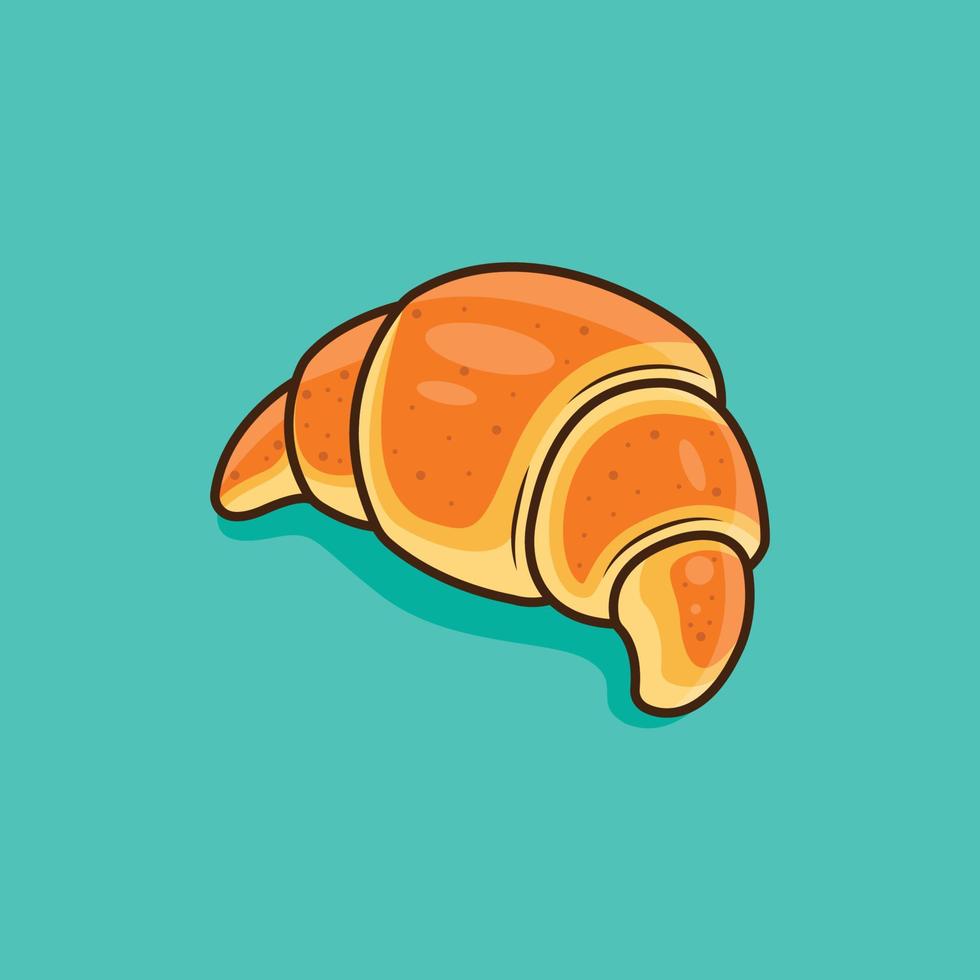 croissant a ilustração vetor