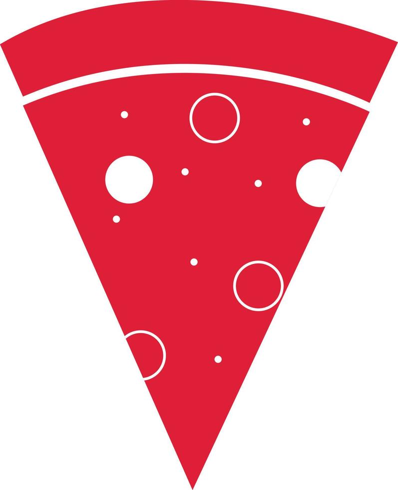 pizza fatia ícone vetor ilustração gráfico