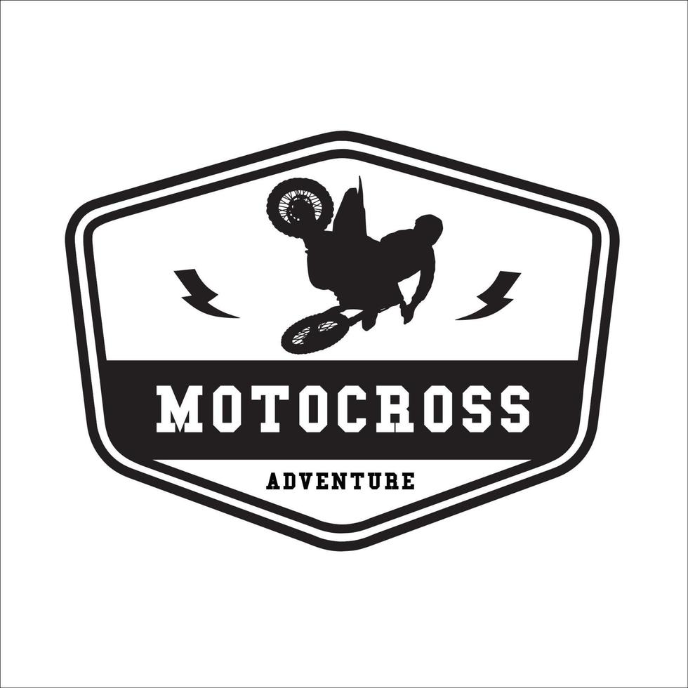 vetor conjunto motocross logotipo coleção