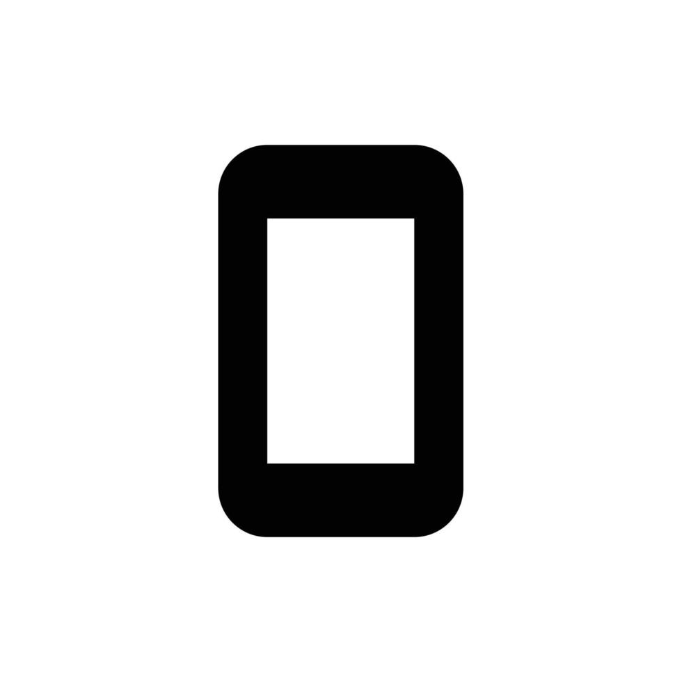 Smartphone, telefone, Móvel esboço ícone dentro transparente fundo, básico aplicativo e rede ui negrito linha ícone, eps10 vetor
