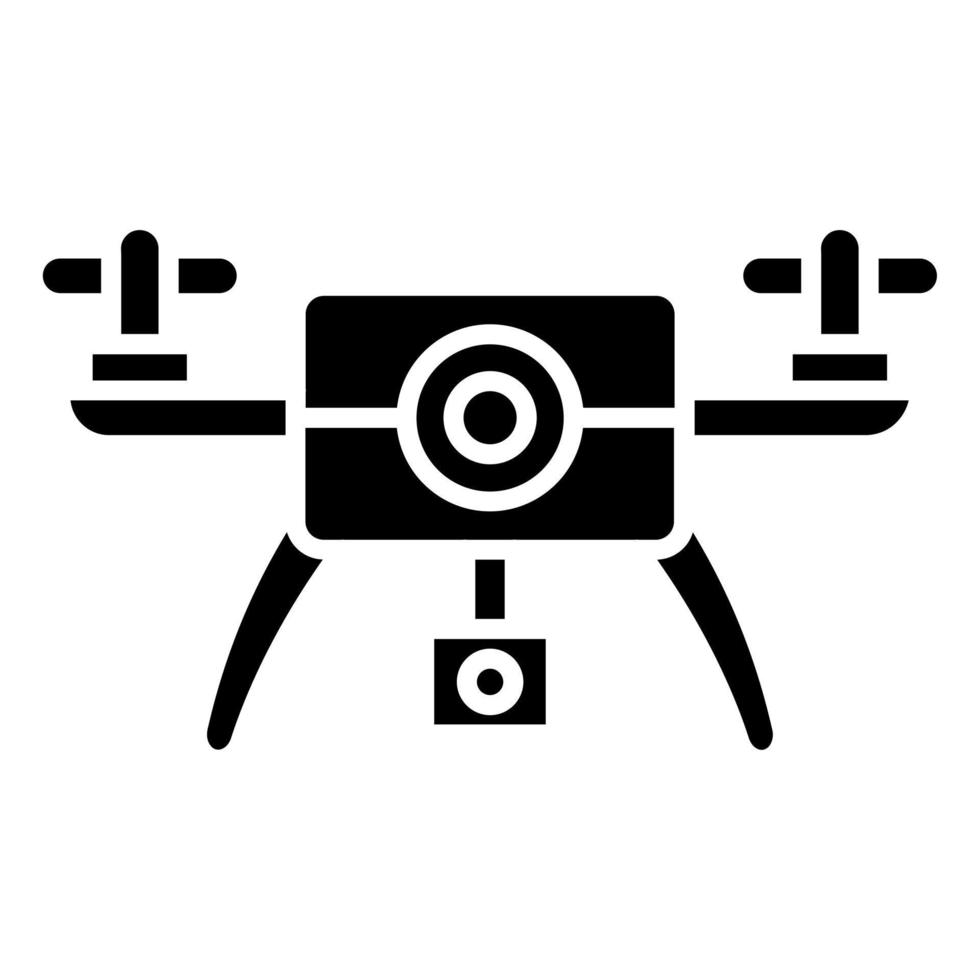 estilo de ícone de drone vetor
