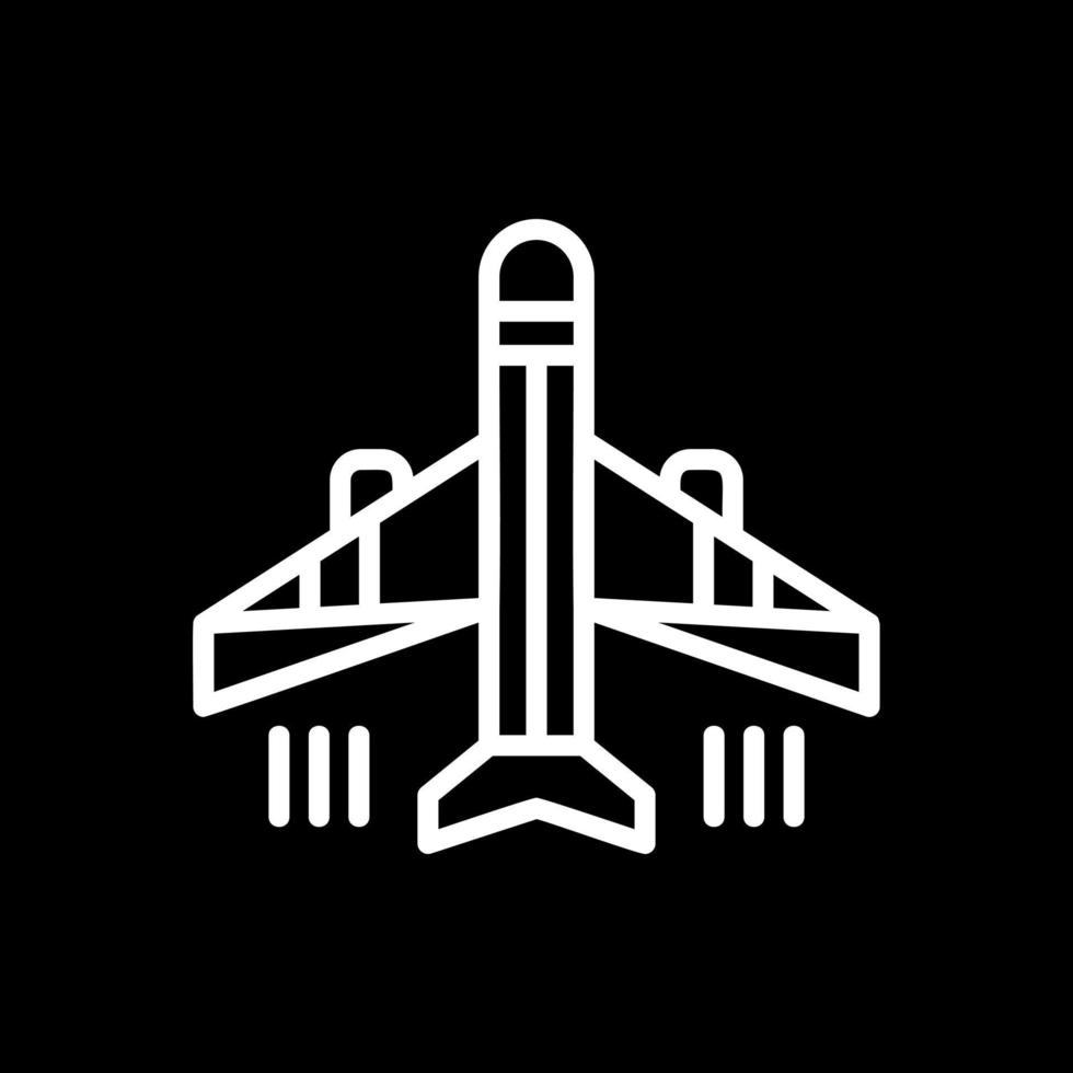 design de ícone de vetor de avião