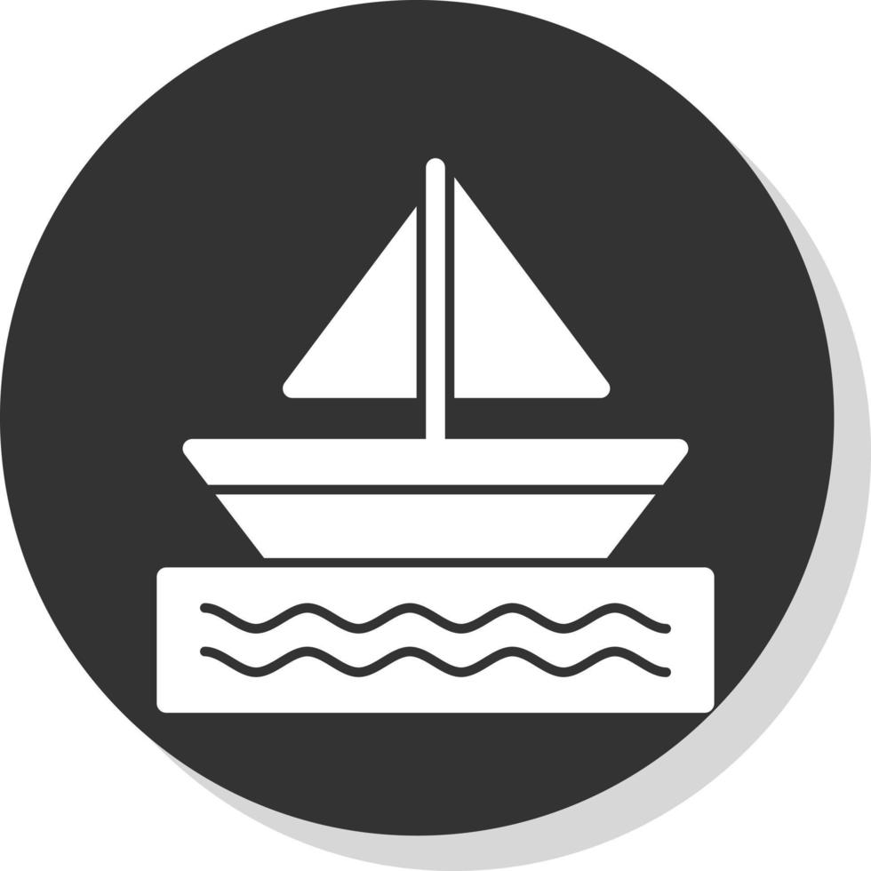 design de ícone de vetor de barco