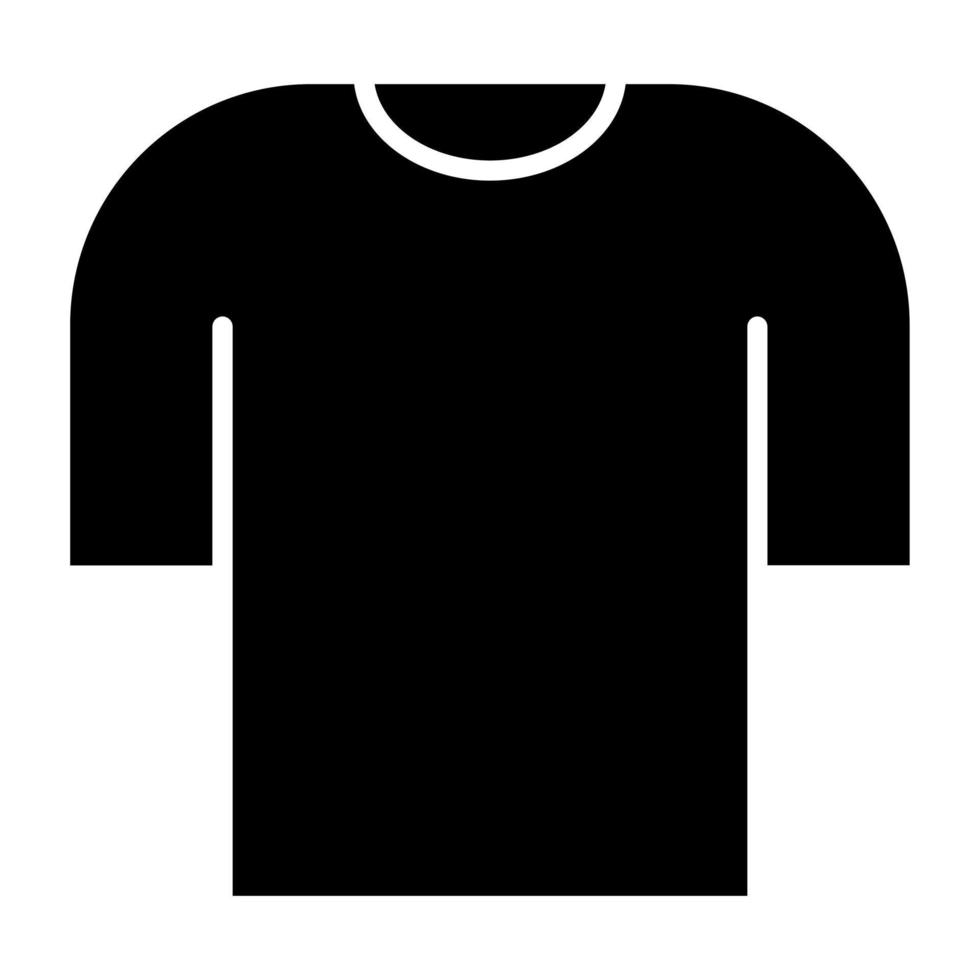 estilo de ícone de camiseta vetor