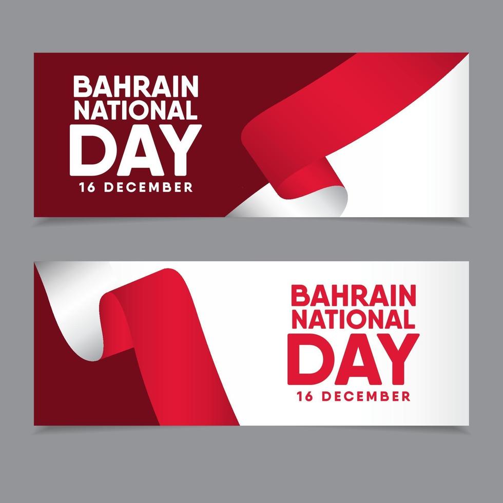ilustração de design de modelo vetorial do dia nacional do Bahrein vetor