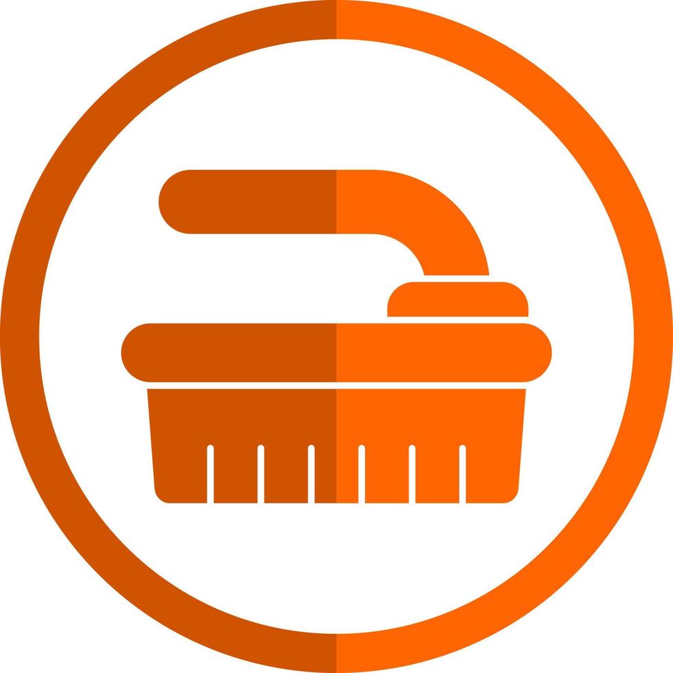 design de ícone de vetor de escova de limpeza