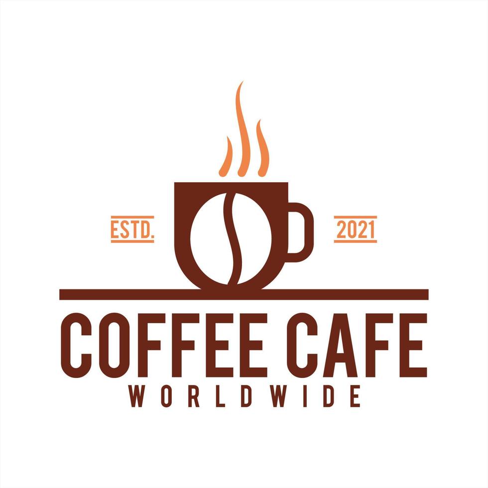 pão e cafeteria logotipo vetor ícone ilustração