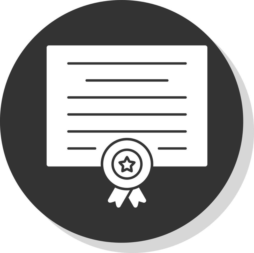 design de ícone de vetor de certificado