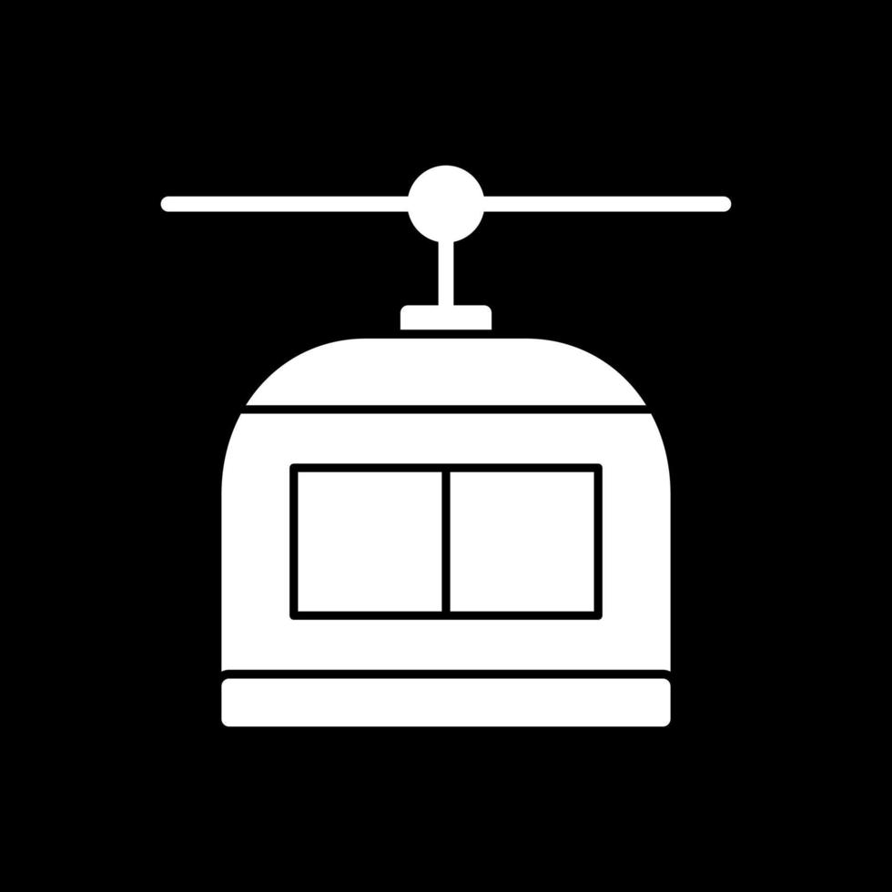 design de ícone de vetor de teleférico