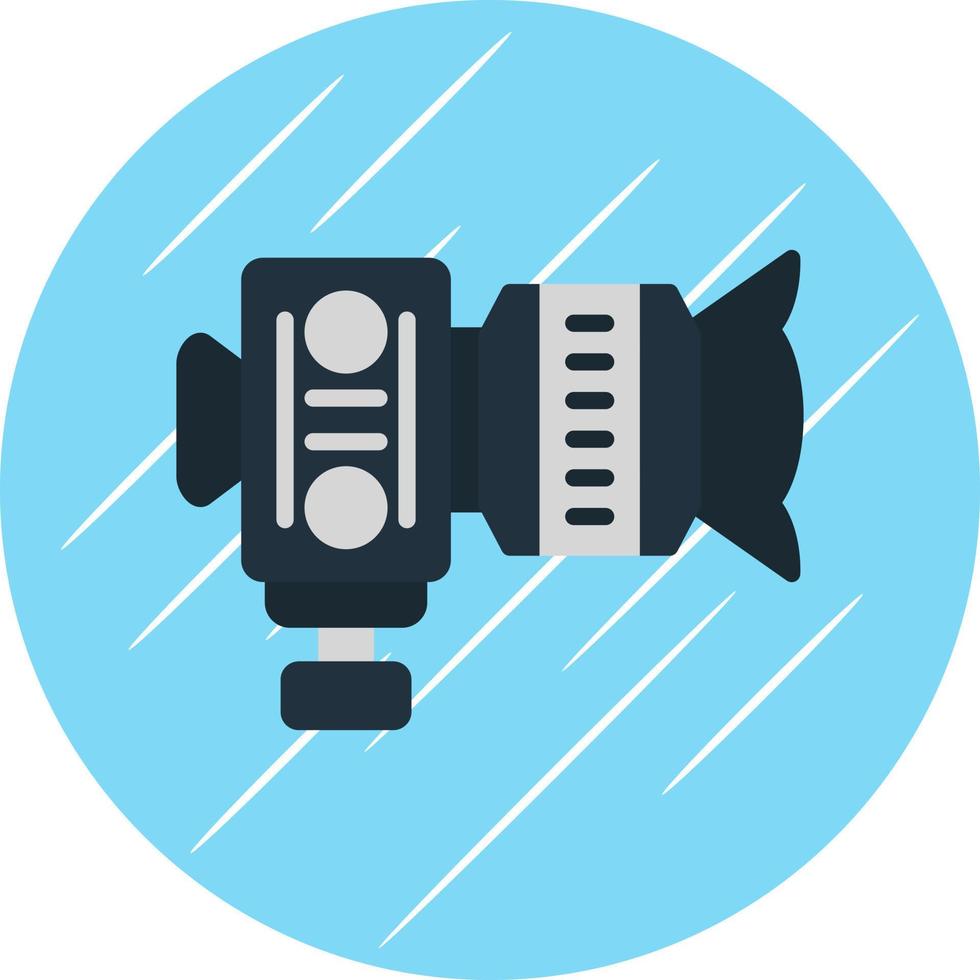 design de ícone de vetor de câmera dslr