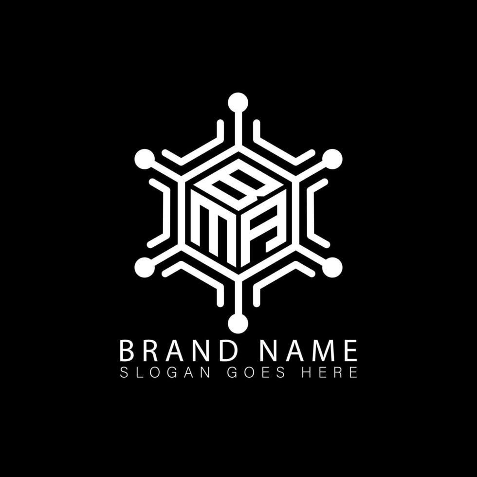 bma criativo tecnologia monograma iniciais carta logotipo conceito. aoe único moderno plano abstrato vetor polígono forma carta logotipo.
