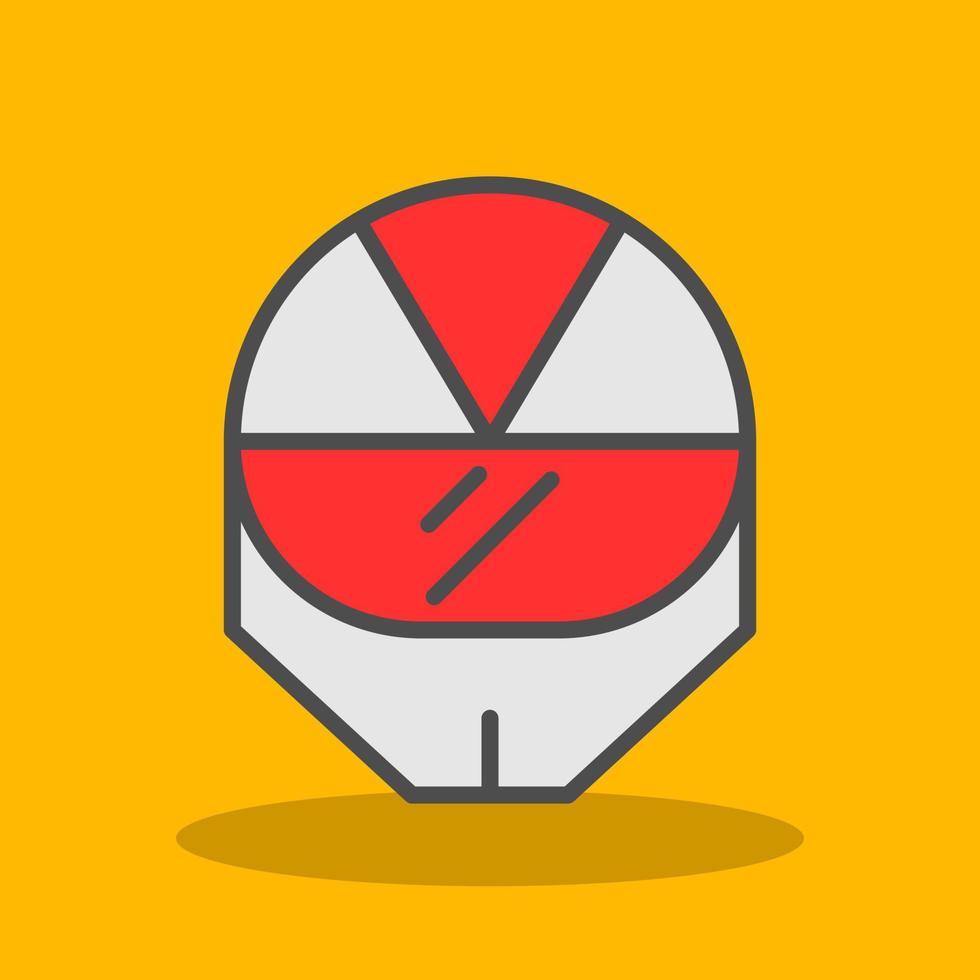 design de ícone de vetor de capacete de corrida