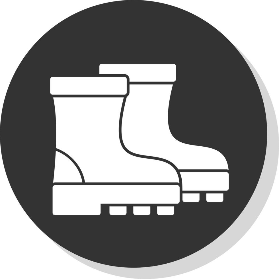 design de ícone de vetor de botas