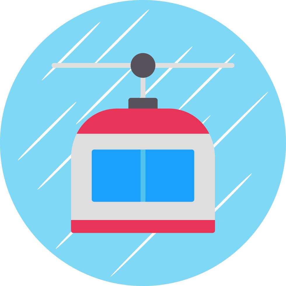 design de ícone de vetor de teleférico
