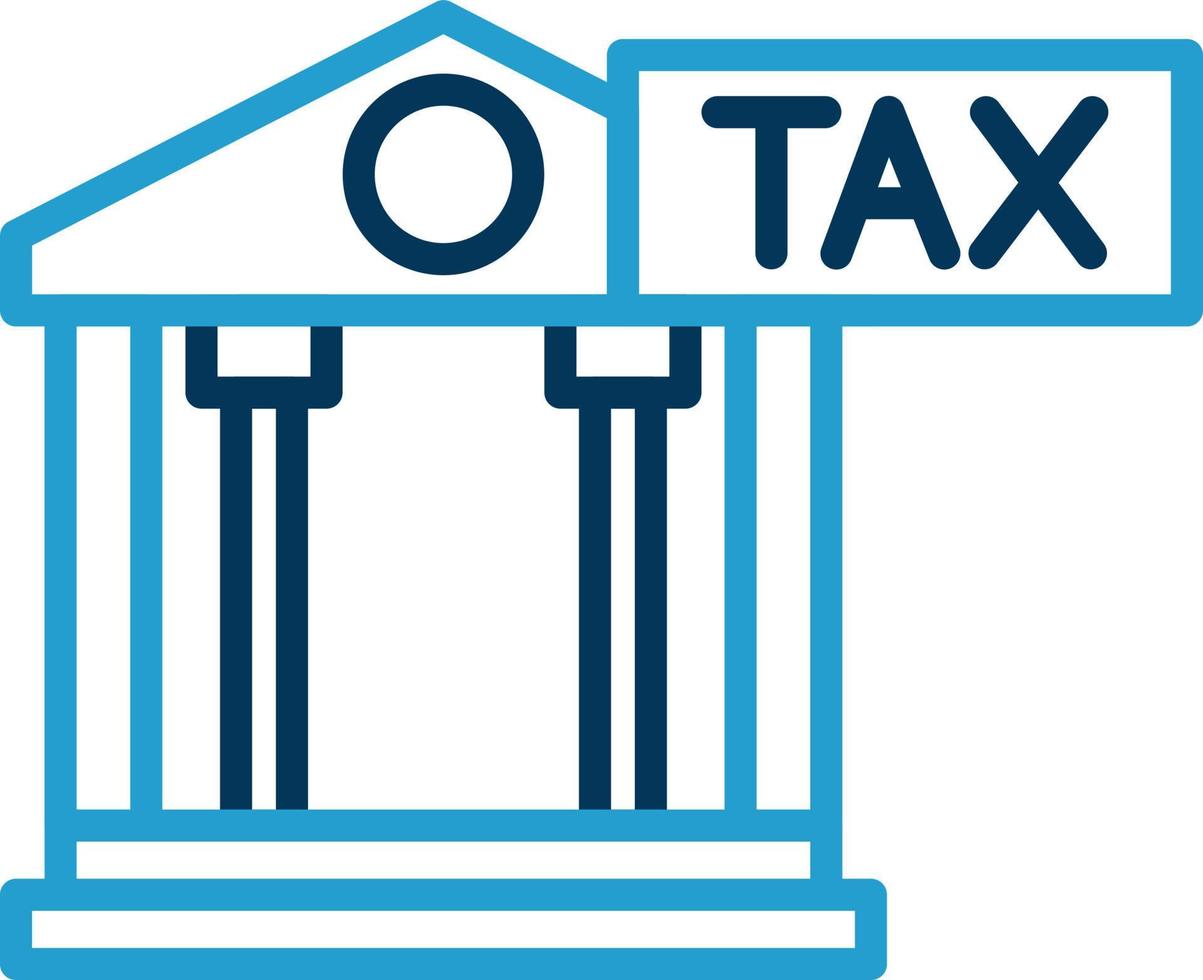 design de ícone de vetor de escritório de impostos