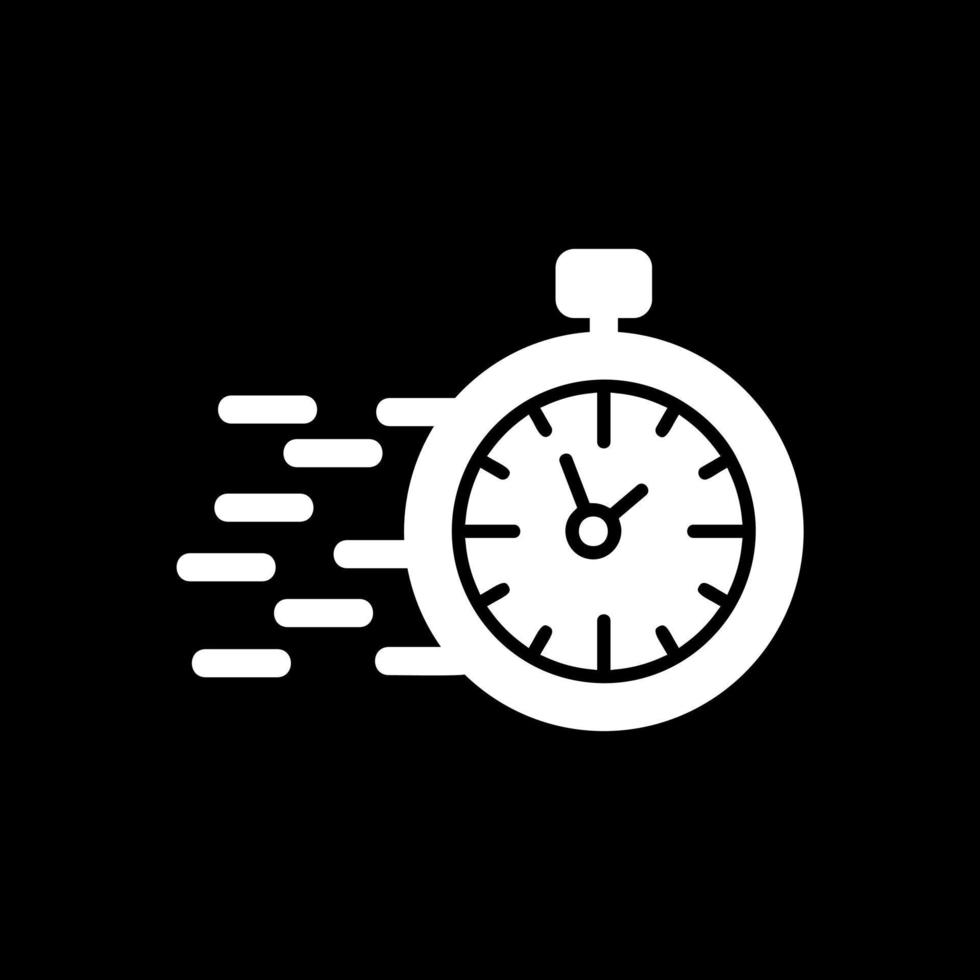 design de ícone de vetor de tempo rápido