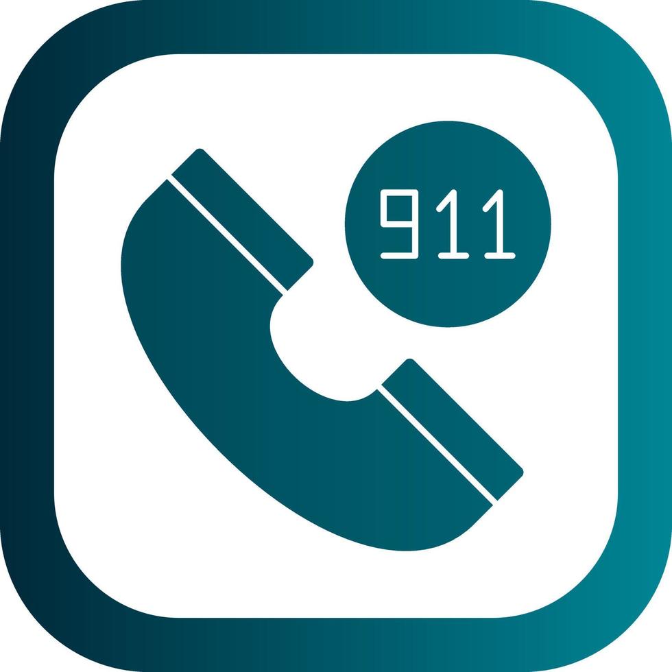 design de ícone do vetor 911