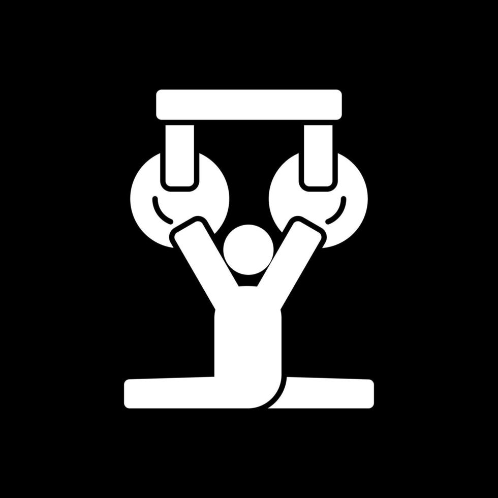 design de ícone de vetor de ginástica