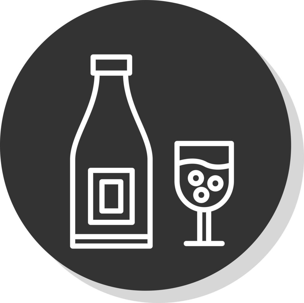 design de ícone de vetor de champanhe