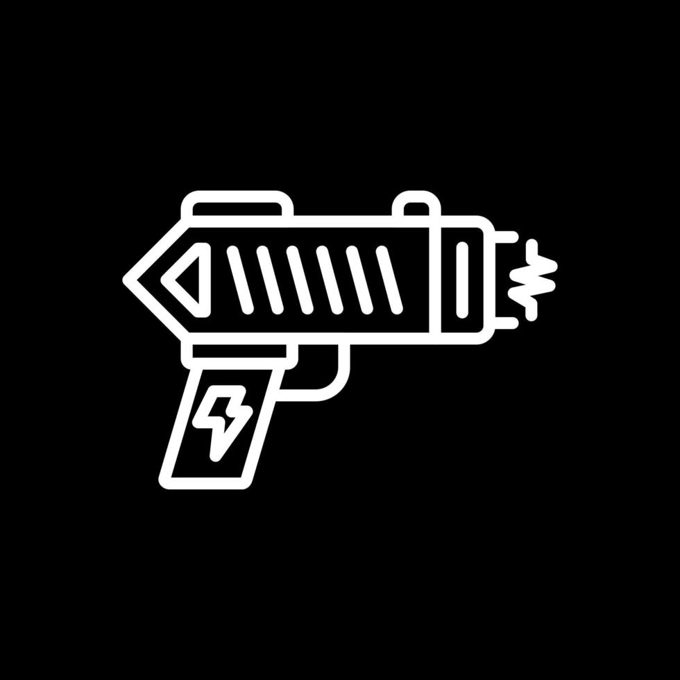 design de ícone de vetor de arma de choque