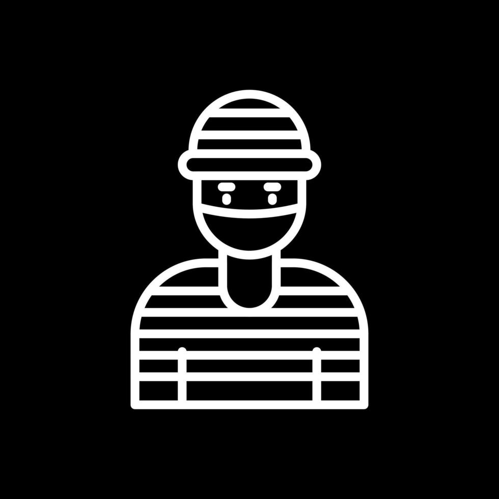design de ícone de vetor de ladrão