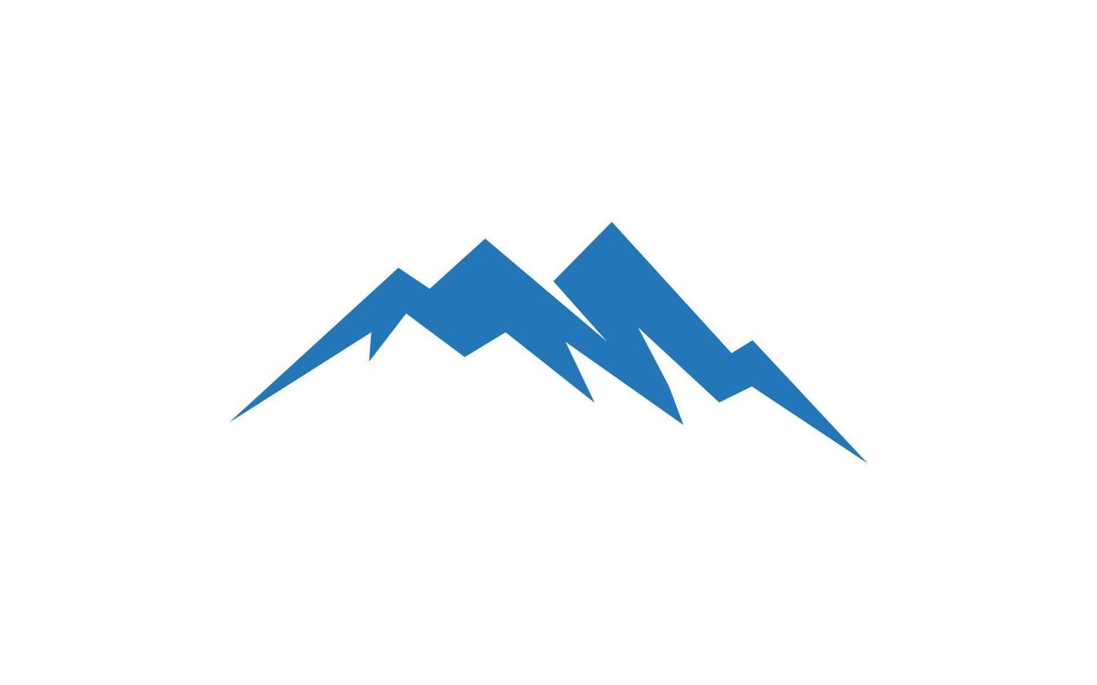 montanha Projeto com isolado para logotipo modelo. vetor