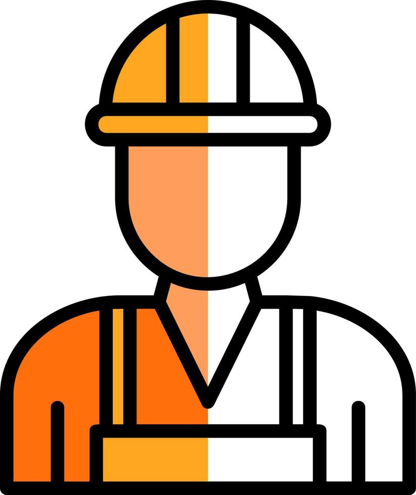 design de ícone de vetor de trabalhador