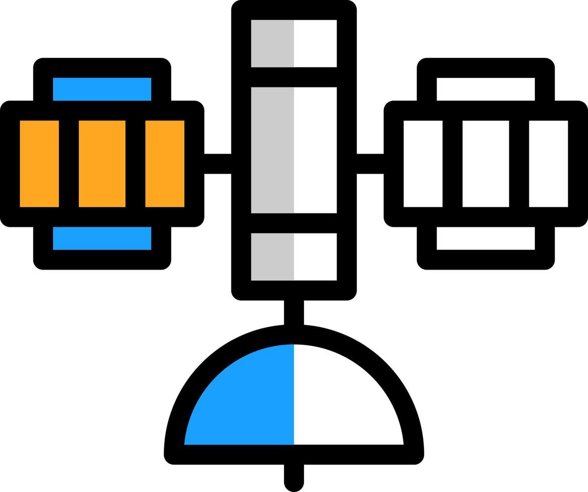 design de ícone de vetor de satélite