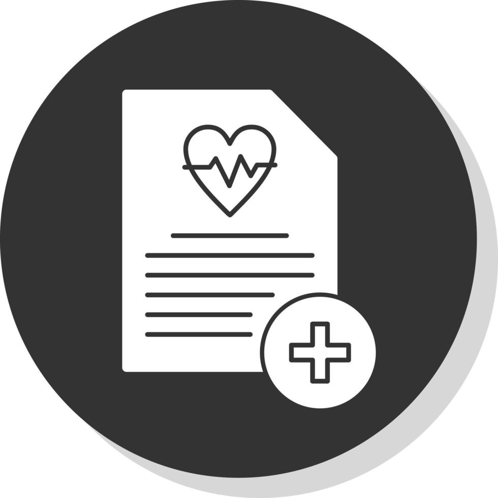 design de ícone vetorial de verificação de saúde vetor