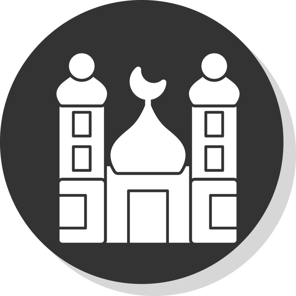 design de ícone de vetor de pequena mesquita