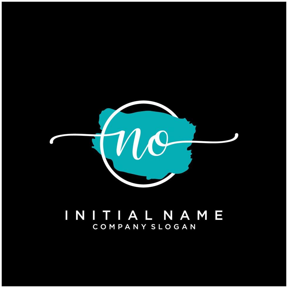 inicial não feminino logotipo coleções modelo. caligrafia logotipo do inicial assinatura, casamento, moda, joalheria, butique, floral e botânico com criativo modelo para qualquer companhia ou negócios. vetor