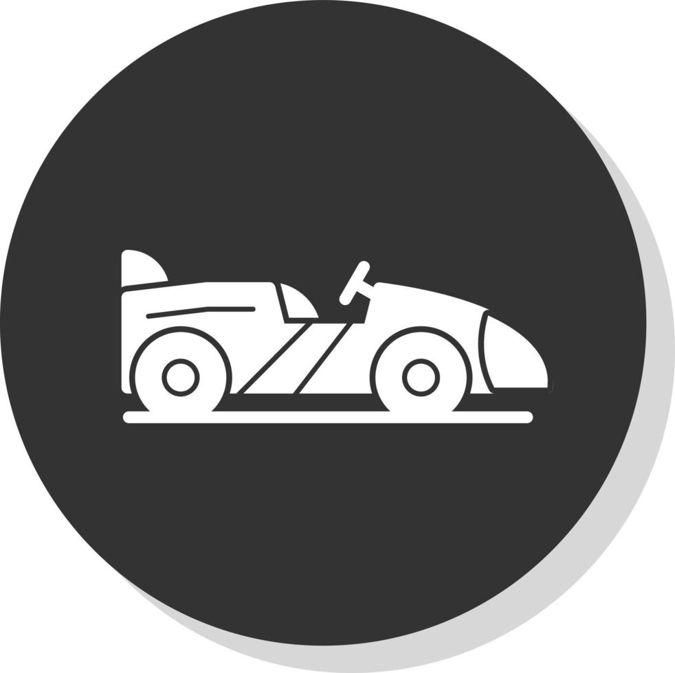 design de ícone de vetor de carro de corrida