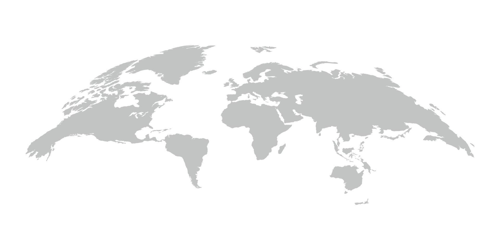 mundo mapa ícone dentro plano estilo. global país vetor ilustração em isolado fundo. geografia continente placa o negócio conceito.