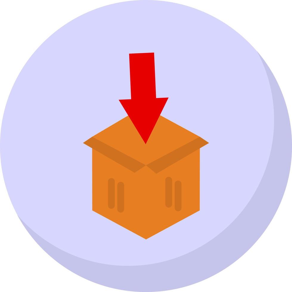 design de ícone de vetor aberto de caixa