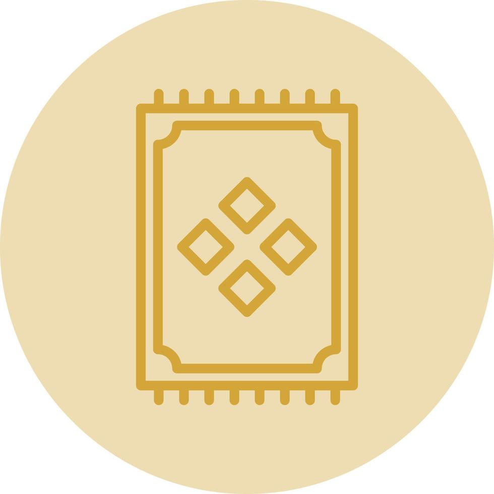 design de ícone de vetor de tapete de oração