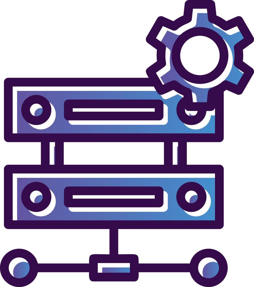 design de ícone de vetor de gerenciamento de dados