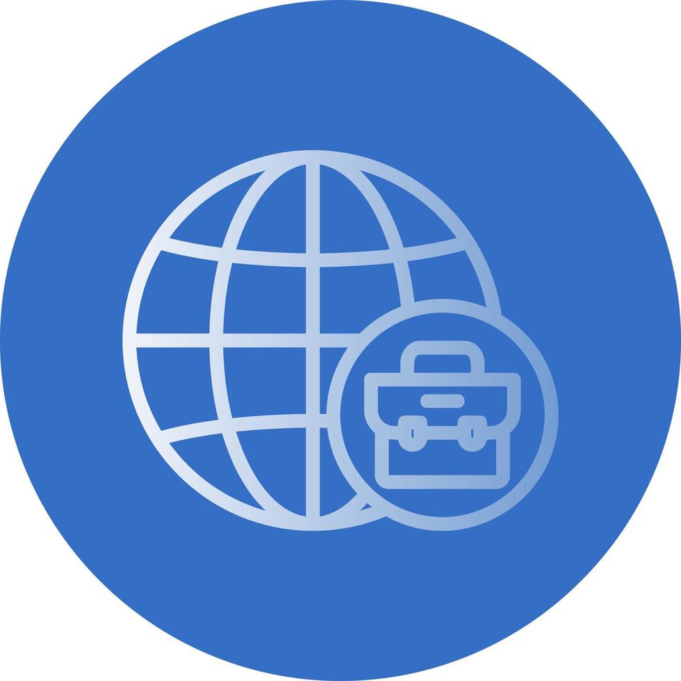 design de ícone de vetor de negócios em todo o mundo