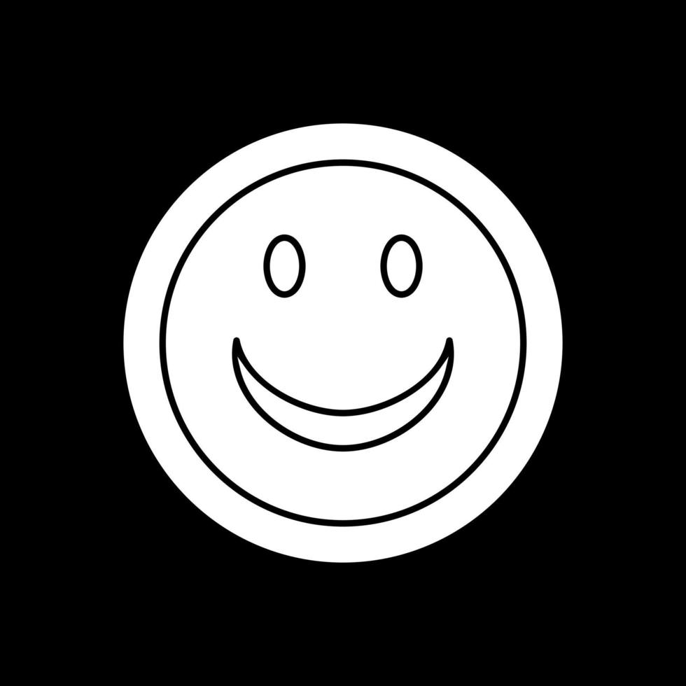 design de ícone de vetor de sorriso