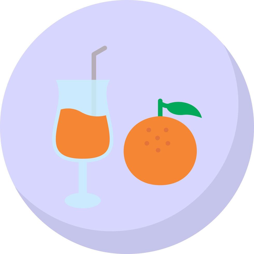 design de ícone de vetor de suco de laranja