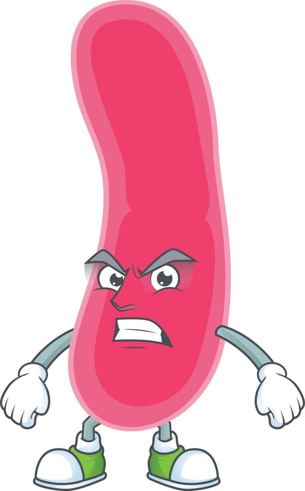 desenho animado personagem do fusobactéria vetor