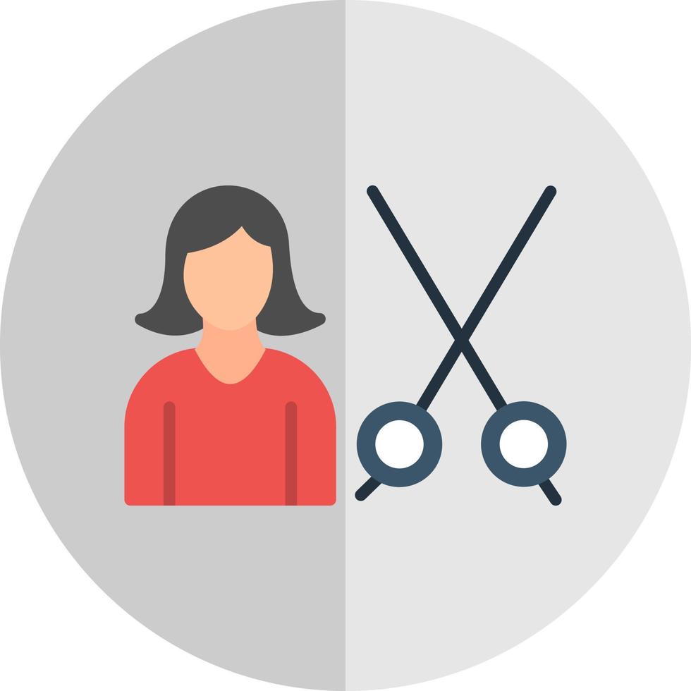 design de ícone de vetor de tratamento de cabelo