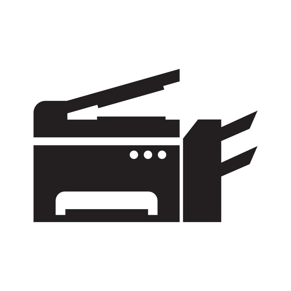cópia de máquina ícone, logotipo vestidor ilustração Projeto vetor